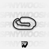 Atlanta Motor Speedway Road Course Track Decal