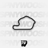 Lime Rock Park with Chicanes Variant 2 Track Decal