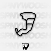 Michigan International Speedway Full Road Course Track Decal