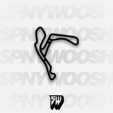 Atlanta Motorsports Park Kart Track Track Decal