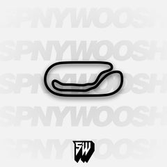 Milwaukee Mile Road Course Track Decal
