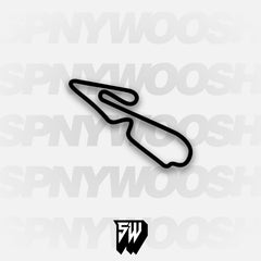 Mission Raceway Park 1.35 Mile Circuit Track Decal