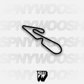 Mission Raceway Park Long Circuit Track Decal