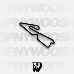 Mission Raceway Park Short Circuit Track Decal