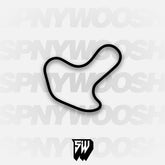 Monticello Motor Club Mushroom Track Decal