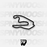 Monticello Motor Club North Course Track Decal