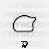 Morgan Park Raceway A Course Track Decal