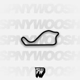 Morgan Park Raceway B Course Track Decal