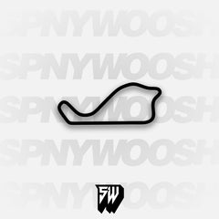Morgan Park Raceway B Course Track Decal
