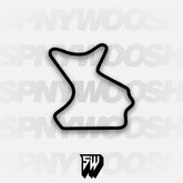 Morgan Park Raceway E Course Track Decal