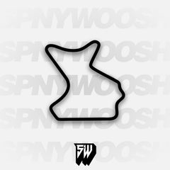 Morgan Park Raceway E Course Track Decal