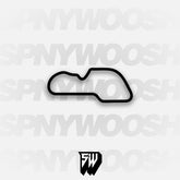 Morgan Park Raceway F Course Track Decal