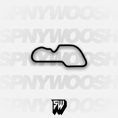 Morgan Park Raceway F Course Track Decal