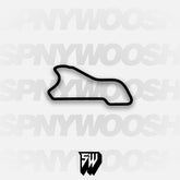 Morgan Park Raceway H Course Track Decal