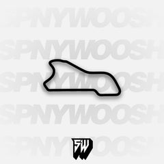 Morgan Park Raceway H Course Track Decal