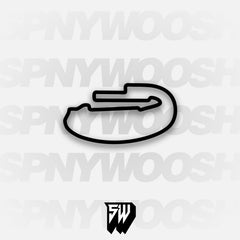 Auto Club Speedway Sports Car Layout Track Decal