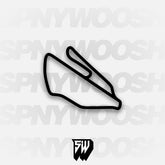 Mountain View Raceway Track Decal