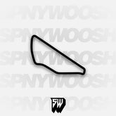 Mountain View Raceway Short Circuit Track Decal