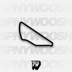 Mountain View Raceway Short Circuit Track Decal
