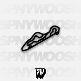 National Corvette Museum Motorsports Park Combo Track Decal
