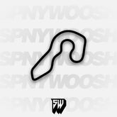 National Corvette Museum Motorsports Park East Track Decal