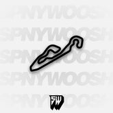 National Corvette Museum Motorsports Park Grand Full Course Track Decal