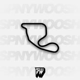 Nelson Ledges Road Course Track Decal
