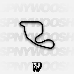 Nelson Ledges Road Course Track Decal