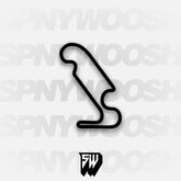 Auto Plus Raceway Road Course Track Decal