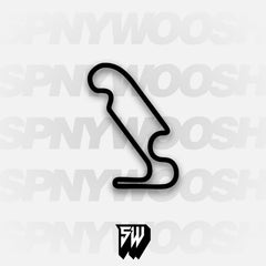 Auto Plus Raceway Road Course Track Decal