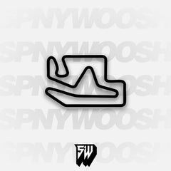 New Castle Motorsports Park Track Decal