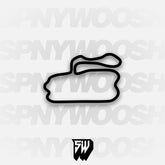 New Hampshire Motor Speedway Road Alternate Course Track Decal