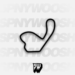 New Jersey Motorsports Park Lightning Track Decal