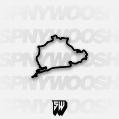 NURBURGRING FULL CIRCUIT Track Decal
