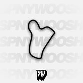 Oregon Raceway Park North Course Track Decal