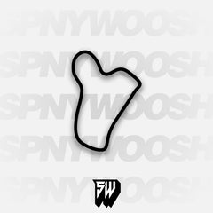 Oregon Raceway Park North Course Track Decal