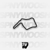 Oulton Park Island Circuit Track Decal