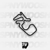 Pineview Run L3 Course Track Decal