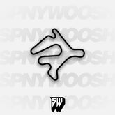 Pineview Run M3 Course Track Decal