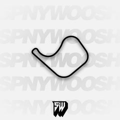 Pineview Run S3 Course Track Decal