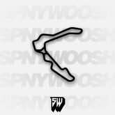 Pittsburgh International Race Complex Full Course Track Decal