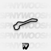 Pittsburgh International Race Complex North Course Track Decal