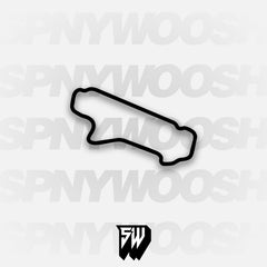 Pocono Int'l Raceway South East Option 1 Course Track Decal