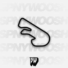 Pocono Int'l Raceway South East Option 3 Course Track Decal