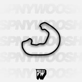 Pocono Int'l Raceway South Option 1 Course Track Decal