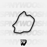 Pocono Int'l Raceway South Option 4 Course Track Decal