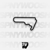 Autodromo Hermanos Rodriguez NASCAR Circuit Track Decal