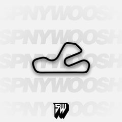 Putnam Park Long Road Course Track Decal