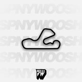 Putnam Park Long Road Course with Chicane A Track Decal