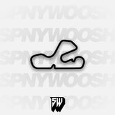 Putnam Park Long Road Course with Chicane C and Loop Track Decal